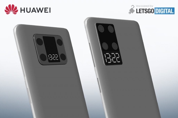 Huawei может выпустить смартфон с дополнительным экраном