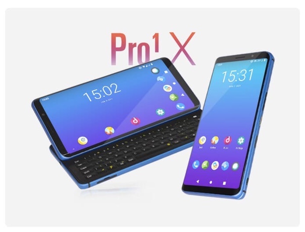 Английский стартап F(x)tec представил оригинальный Android-слайдер Pro1-X с выдвижной клавиатурой. 